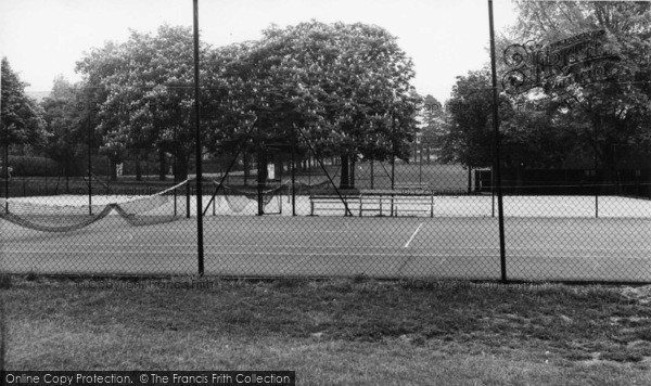Photo of Burgess Hill, St John's Park Tennis Courts c.1960