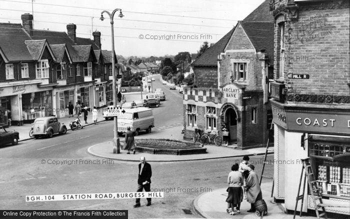 Photo of Burgess Hill, Station Road c.1965