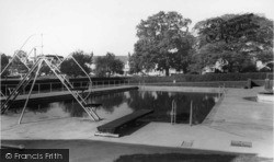 Swimming Pool, St John's Park c.1965, Burgess Hill
