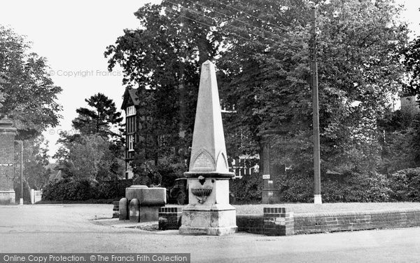Photo of Burgess Hill, The Fountain c.1955