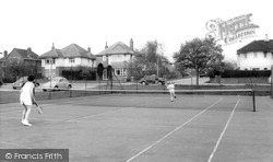 The Tennis Courts c.1965, Burgess Hill
