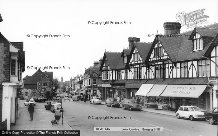 Photo of Burgess Hill, Town Centre c.1965