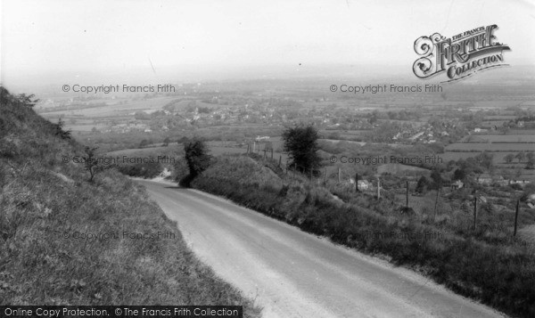 Photo of Burgess Hill, View From Ditchling Beacon c.1965