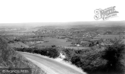View From Ditchling Beacon c.1965, Burgess Hill