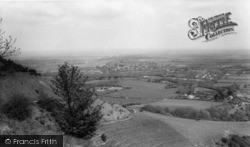View From Ditchling Beacon c.1965, Burgess Hill