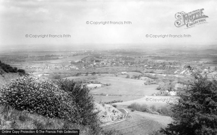 Photo of Burgess Hill, View From Ditchling Beacon c.1965