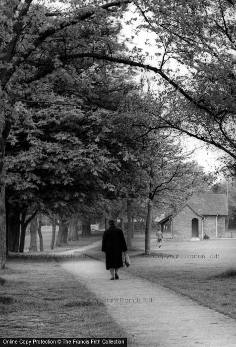 Photo of Burgess Hill, Walk In The Park c.1965