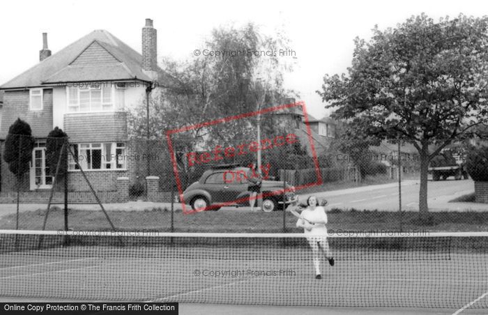 Photo of Burgess Hill, Watching Tennis c.1965