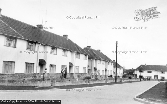 Photo of Burgess Hill, Woodleigh Road c.1955
