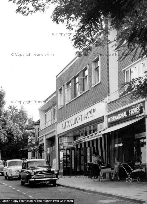 Photo of Burgess Hill, Woolworths', Church Road c.1960