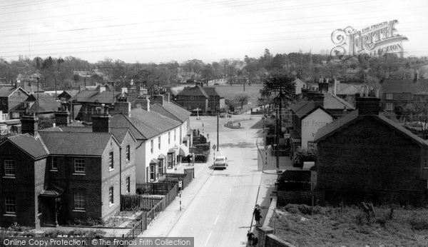 Photo of Burgess Hill, Worlds End from Station c1965
