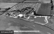 Aerial View Of The Marina And Caravan Harbour c.1960, Burgh Castle