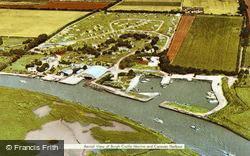 Aerial View Of The Marina And Caravan Harbour c.1960, Burgh Castle