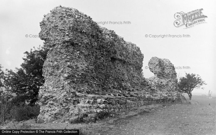Photo of Burgh Castle, Castle Walls c.1931