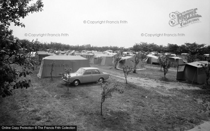 Photo of Burgh Castle, Cherry Farm Caravan Park 1968