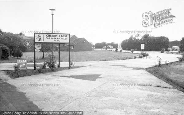 Photo of Burgh Castle, Cherry Farm Caravan Park, The Entrance 1968