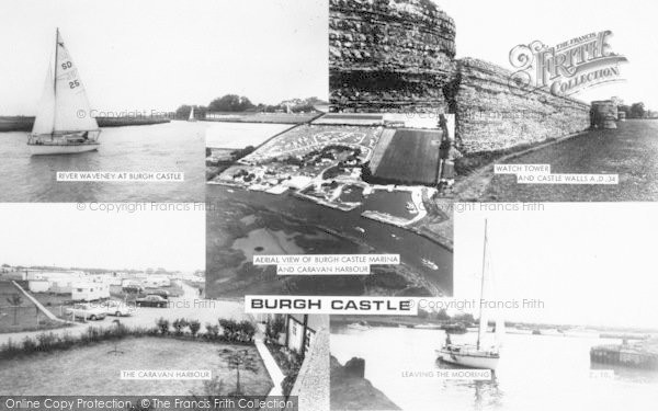 Photo of Burgh Castle, Composite c.1965