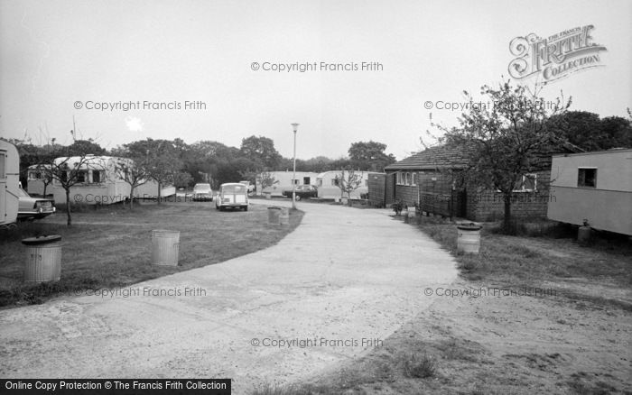 Photo of Burgh Castle, The Laundry Block, Cherry Farm Caravan Park 1968