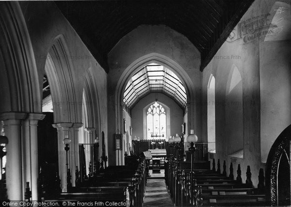 Photo of Burgh Castle, The Nave, St Peter's Church c.1931