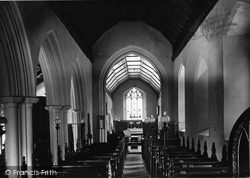The Nave, St Peter's Church c.1931, Burgh Castle