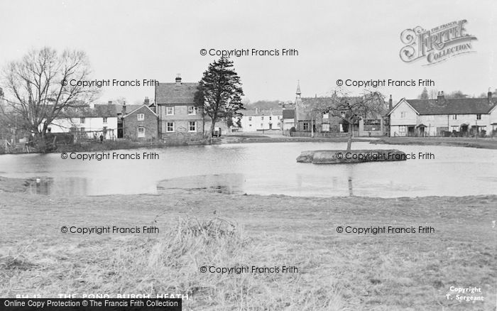 Photo of Burgh Heath, The Pond c.1955