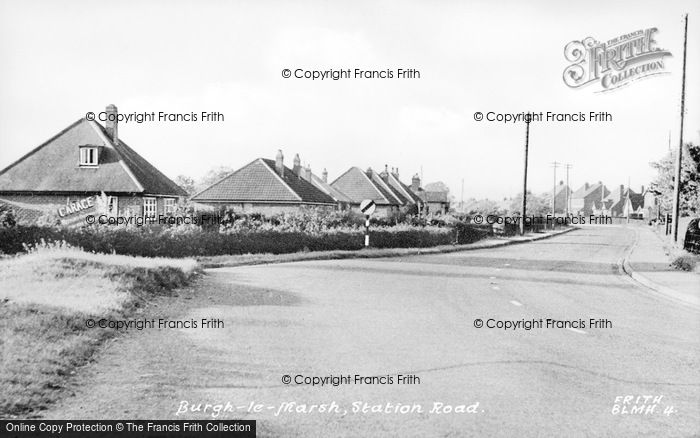 Photo of Burgh Le Marsh, Station Road c.1955