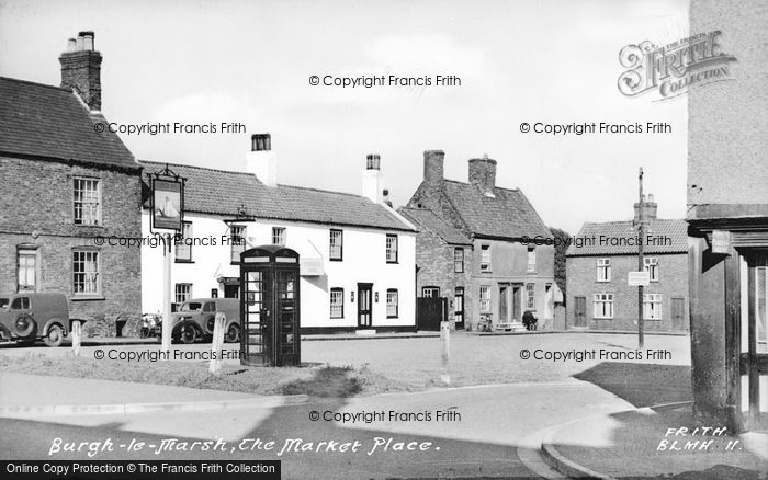 Photo of Burgh Le Marsh, The Market Place c.1955