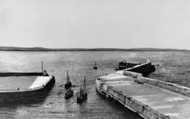 Entrance To The Harbour c.1930, Burghead