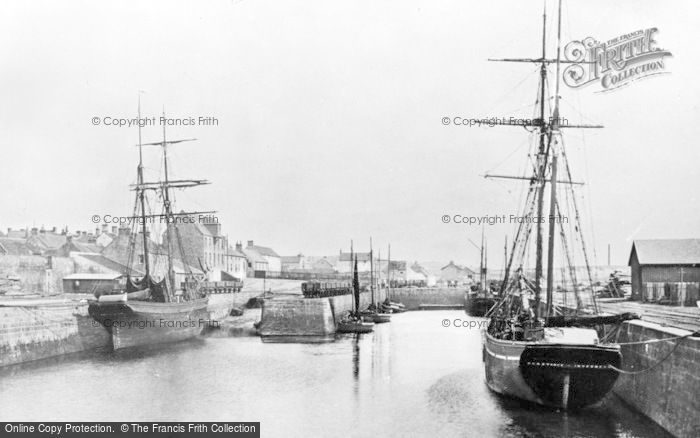 Photo of Burghead, The Harbour c.1900