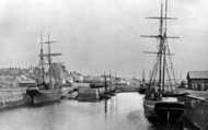 The Harbour c.1900, Burghead