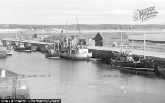 Photo of Burghead, The Harbour c.1960