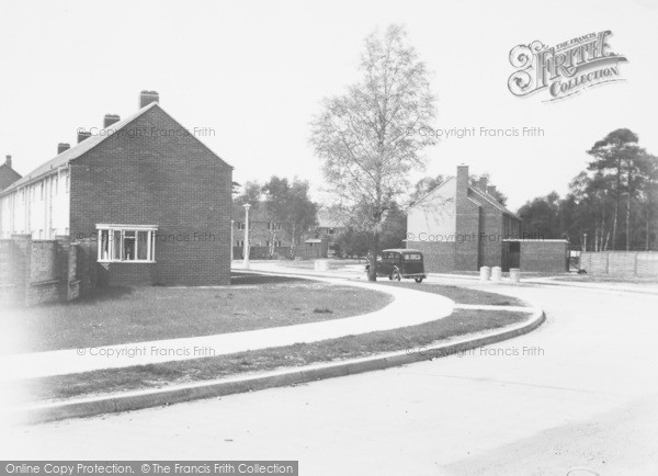Photo of Burghfield Common, Benhams Firs Estate c.1955