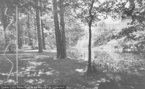 Photo of Burghfield Common, Blands Pond c.1960
