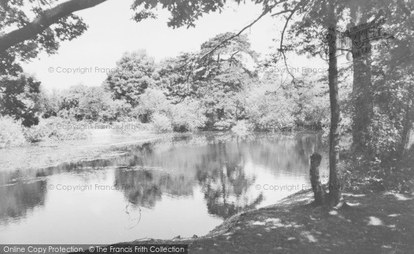Photo of Burghfield Common, Blands Pond c.1960