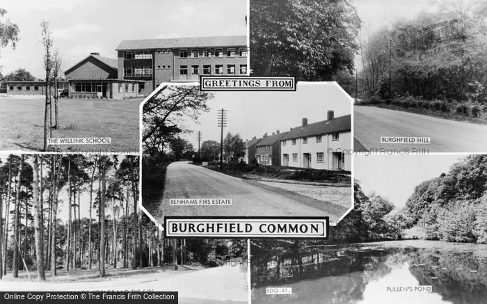 Photo of Burghfield Common, Composite c.1960