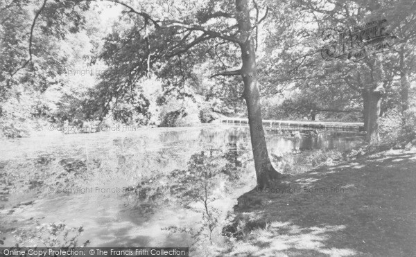 Photo of Burghfield Common, Pullen Pond c.1955