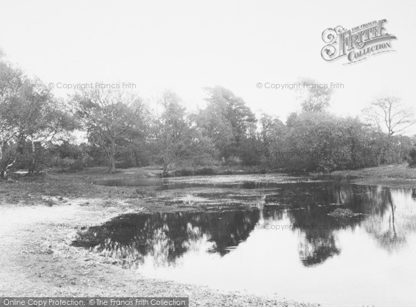 Photo of Burghfield Common, The Fish Pond c.1955