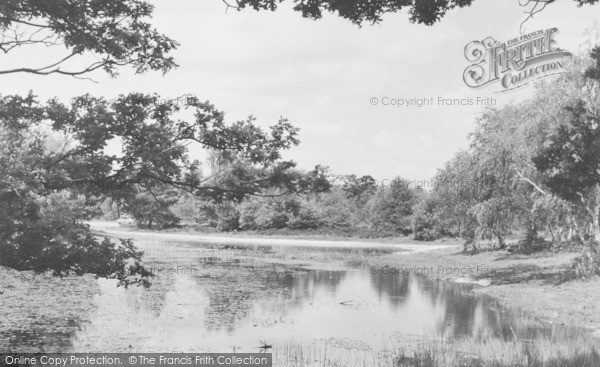 Photo of Burghfield Common, The Fishpond c.1955