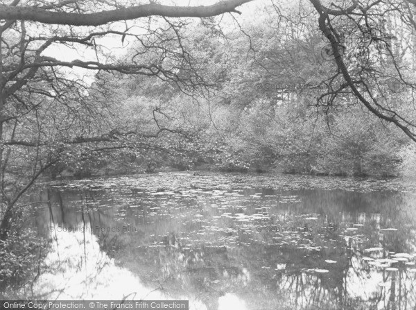 Photo of Burghfield Common, The Lake c.1955
