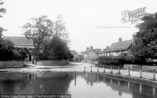 Photo of Buriton, Pond And Vicarage 1898
