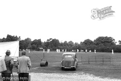 Burley, Cricket Pitch c1955