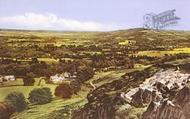 From Burley Woodhead c.1955, Burley In Wharfedale