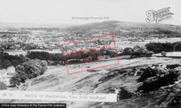 Photo of Burley In Wharfedale, The View From Woodhead c.1955