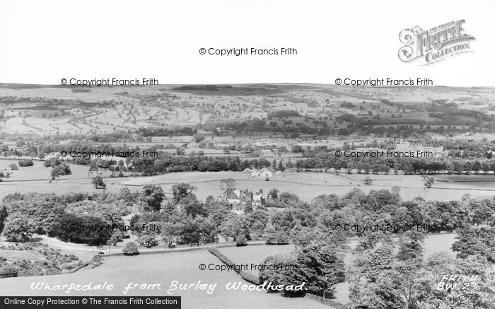 Photo of Burley In Wharfedale, The View From Woodhead c.1955