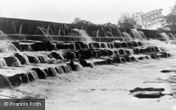 The Weir c.1955, Burley In Wharfedale