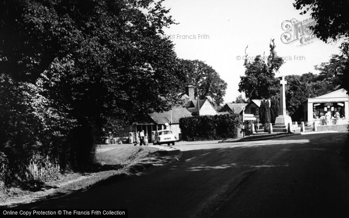 Photo of Burley, The Cross c.1960