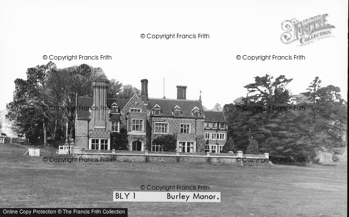 Photo of Burley, The Manor Hotel c.1955