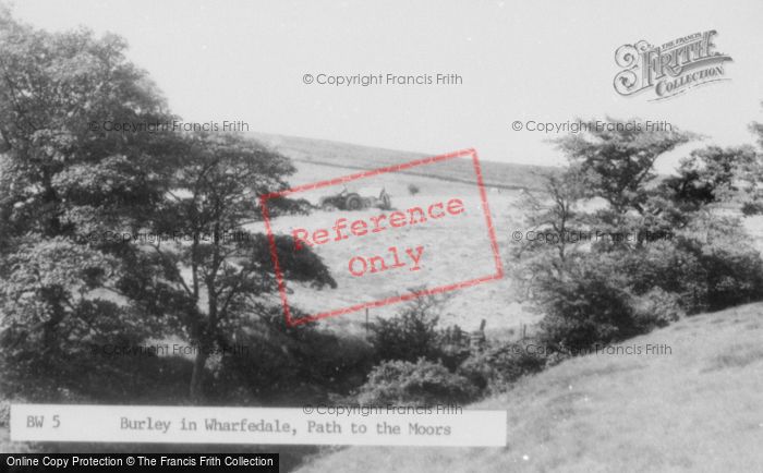 Photo of Burley Woodhead, Path To The Moors c.1955