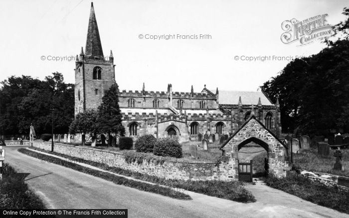 Photo of Burneston, St Lambert's Church c.1960