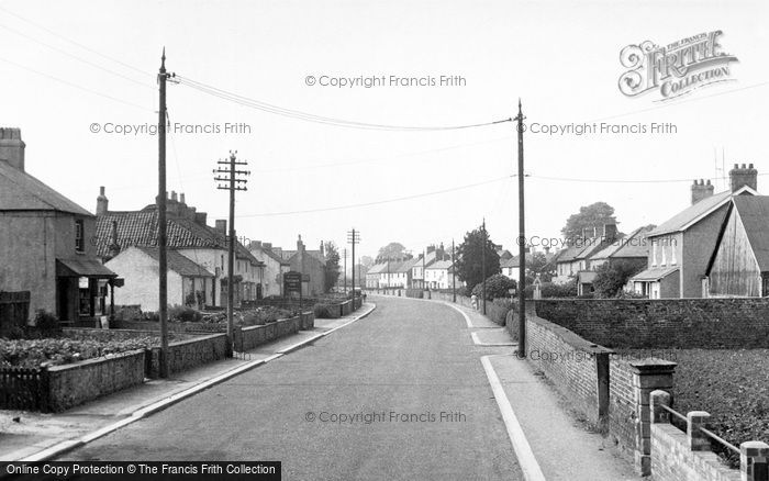 Photo of Burneston, The Village c.1960